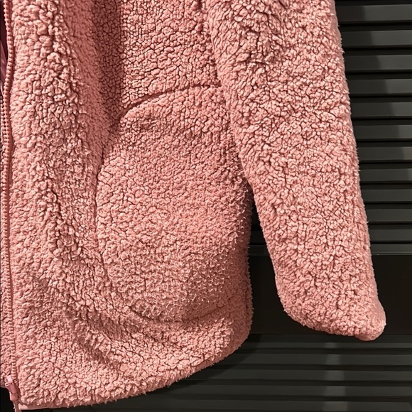 Crewcuts Primaloft Girl’s Reversible Pink Quilted Sherpa Jacket, Size XL - Picture 12 of 13